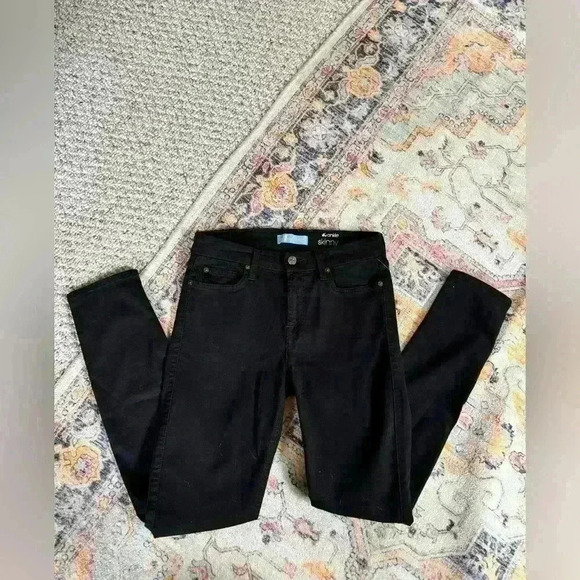 7 For All Mankind Denim - 7 for All Mankind Blair Jeans The High Waist Ankle Skinny Jean Black  Size 28